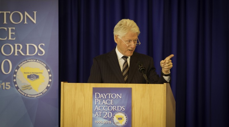 Bill Clinton by Chris Santucci/Flyer News